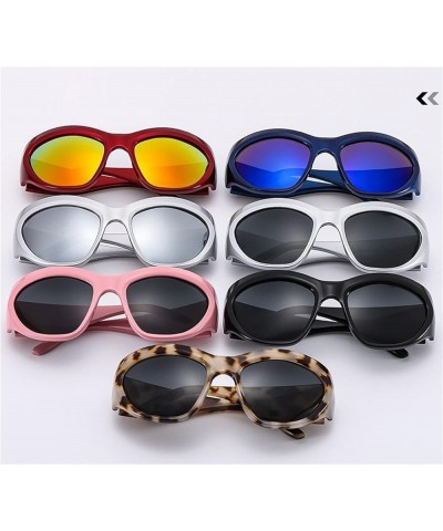 Outdoor Sports Running Men And Women With Wide Legs Large Frame Fashion Decorative Sunglasses F $15.46 Sport