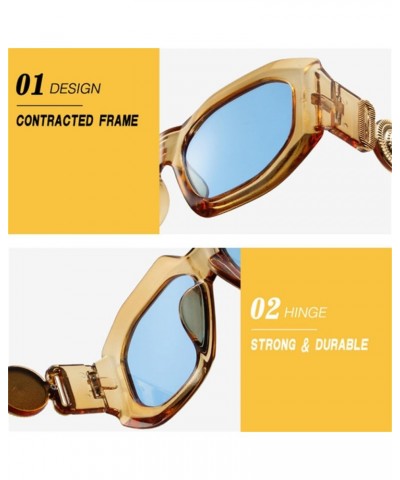 metal trim Irregular frame sunglasses women retro sunglasses 6 $16.69 Rectangular