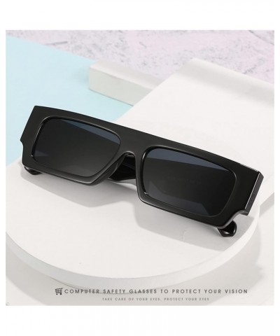 Square Frame Small Frame Men and Women Sunglasses Outdoor Fashion Decorative Sunglasses Sunglasses (Color : 5, Size : One Siz...