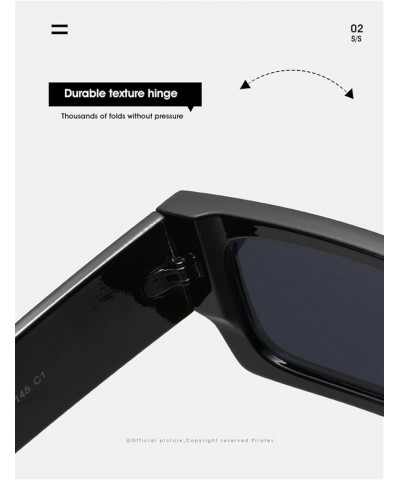 Square Frame Small Frame Men and Women Sunglasses Outdoor Fashion Decorative Sunglasses Sunglasses (Color : 5, Size : One Siz...