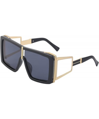 Punk Fashion Men and Women Large Frame Sunglasses Outdoor Vacation Party Decorative Sunglasses (Color : E, Size : 1) 1 J $14....