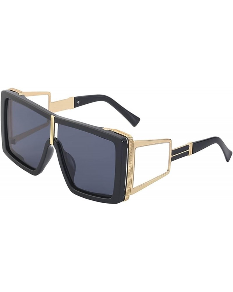 Punk Fashion Men and Women Large Frame Sunglasses Outdoor Vacation Party Decorative Sunglasses (Color : E, Size : 1) 1 J $14....