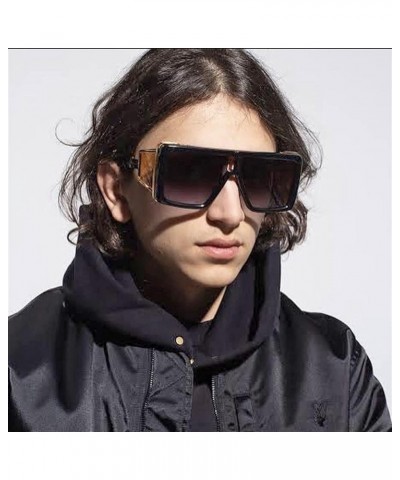 Punk Fashion Men and Women Large Frame Sunglasses Outdoor Vacation Party Decorative Sunglasses (Color : E, Size : 1) 1 J $14....