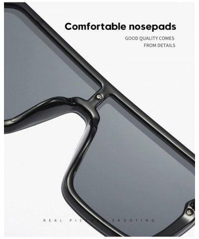 Large Frame Fashion Sunglasses for Men and Women for Outdoor Vacation (Color : G, Size : 1) 1 F $16.63 Designer