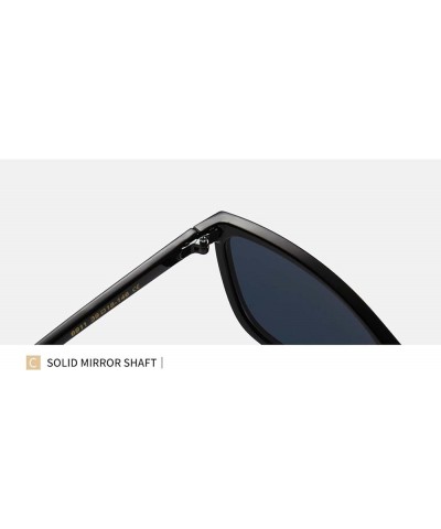 Small Frame Sunglasses Men and Women Street Shooting Outdoor Sun-Shading Decorative Glasses (Color : C, Size : Medium) Medium...