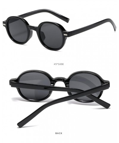 Round Frame Retro Sunglasses for Men and Women Outdoor Holiday Beach (Color : G, Size : Medium) Medium C $18.53 Designer