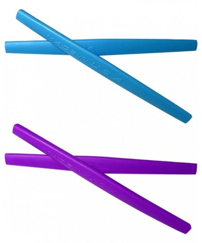 Replacement Silicone Leg Set For Oakley Square Wire 2.0 Ear socks Rubber Kit Blue+purple Blue+Purple $10.00 Butterfly