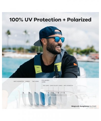 Folly MagLock Seafarer Polarized Sunglasses | Lightweight, Flexible and Secure Coral Gray Polarized Lens $34.78 Rectangular