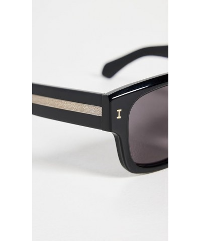 Women's Vito Black/Gold Sunglasses Black $116.85 Square