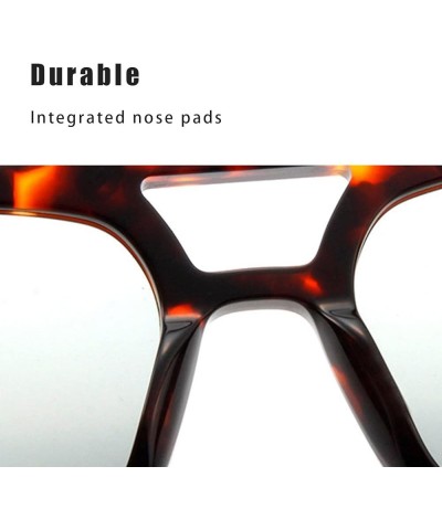 Generous Double Bridge Sunglasses Protection Retro Designer Style Fashion Sunglasses One Piece C4 $38.38 Designer