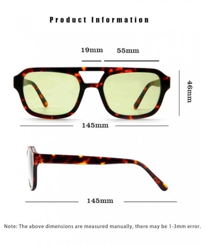 Generous Double Bridge Sunglasses Protection Retro Designer Style Fashion Sunglasses One Piece C4 $38.38 Designer