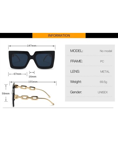 Men and Women Large Frame Fashion Sunglasses Outdoor Vacation Beach Sunglasses Gift (Color : 3, Size : 1) 1 5 $18.87 Designer