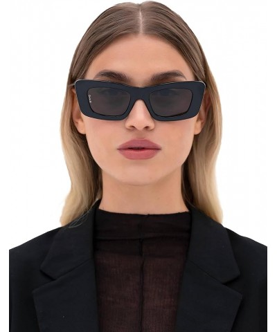 Women's Zoe Sunglasses Black/Smoke $16.40 Square