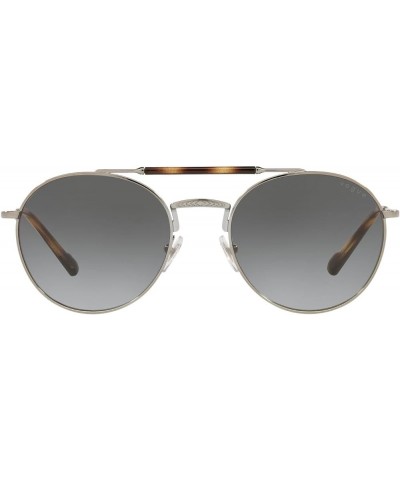 Man Sunglasses Gold Frame, Dark Green Lenses, 52MM Gunmetal $23.10 Round