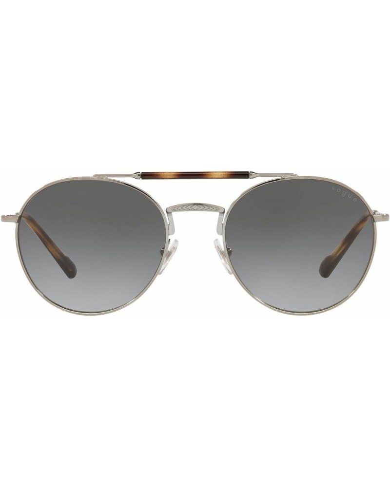 Man Sunglasses Gold Frame, Dark Green Lenses, 52MM Gunmetal $23.10 Round