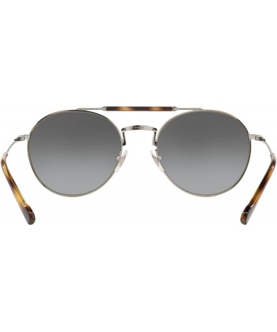 Man Sunglasses Gold Frame, Dark Green Lenses, 52MM Gunmetal $23.10 Round