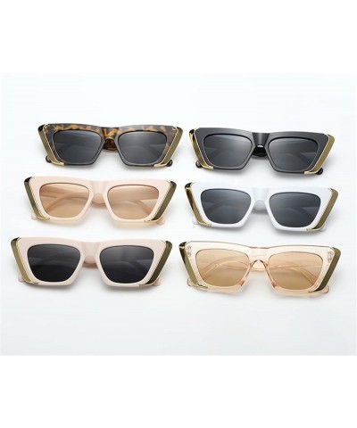 Men and Women Retro Cat Eye Sunglasses Fashion Simple Metal Side Decorative Sunglasses (Color : 1, Size : 1) 1 1 $10.34 Cat Eye