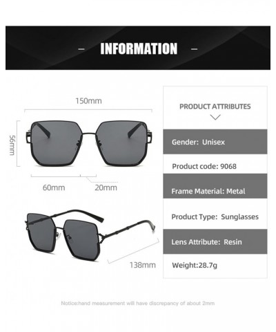 Large Frame Women Outdoor Vacation Beach Sunglasses (Color : A, Size : 1) 1 D $15.99 Designer