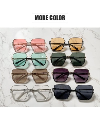 Large Frame Women Outdoor Vacation Beach Sunglasses (Color : A, Size : 1) 1 D $15.99 Designer