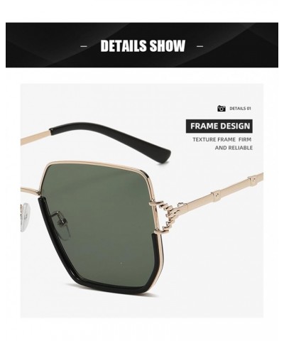 Large Frame Women Outdoor Vacation Beach Sunglasses (Color : A, Size : 1) 1 D $15.99 Designer