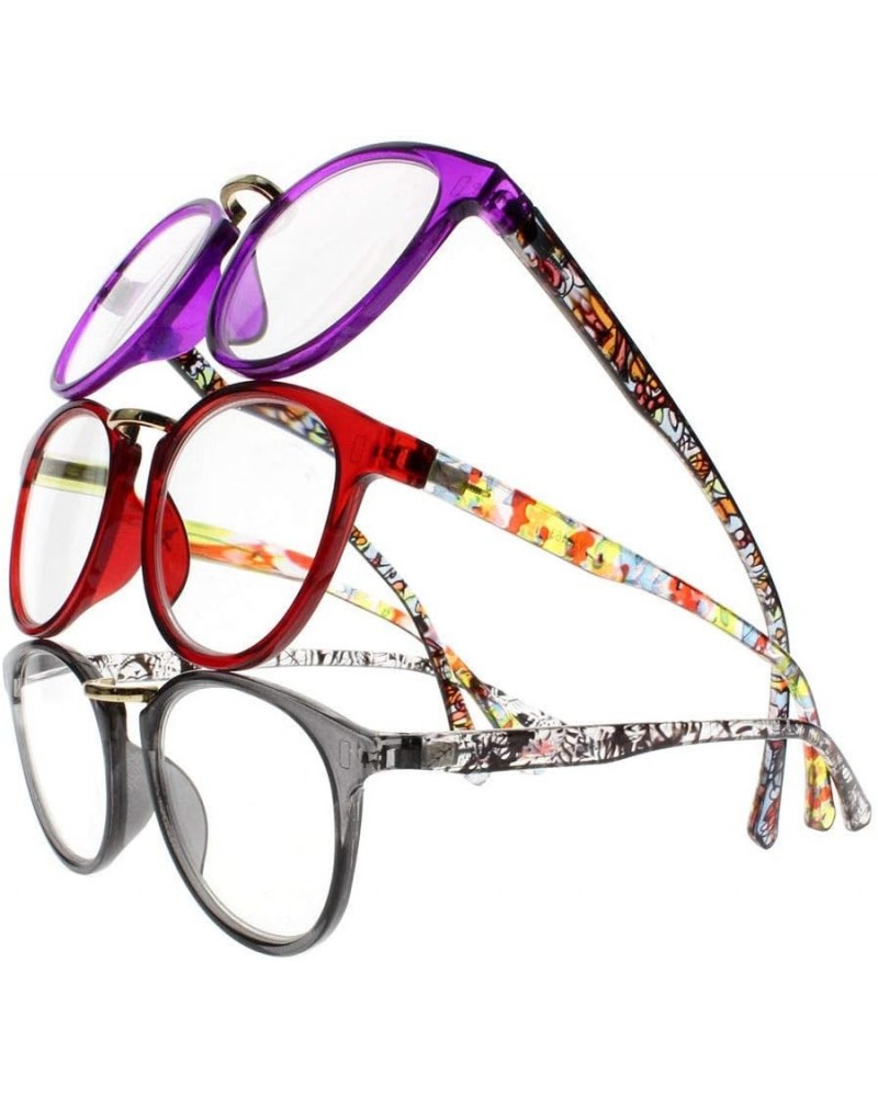 New Women Oval Bohemian Style Spring Hinges Reading Glasses Reader +1.00 ~ +4.00 All 4 Colors $6.75 Designer