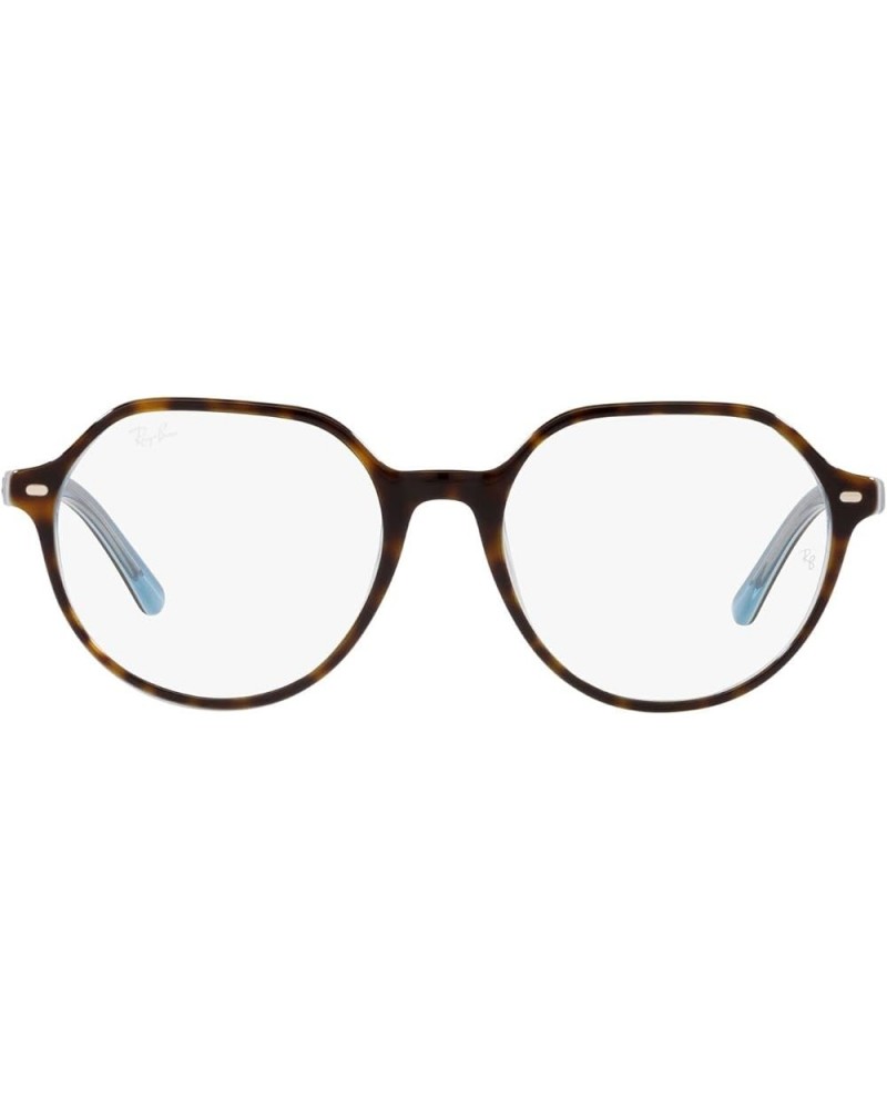 RB2195 Thalia Square Sunglasses Havana on Light Blue/Transition Clear to Sapphire $44.20 Square