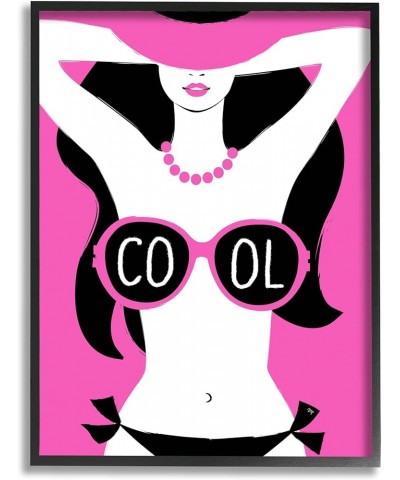 Cool Sunglasses Woman Phrase Framed Giclee Art by Martina Pavlova 11 x 14 Black Framed $22.16 Rectangular