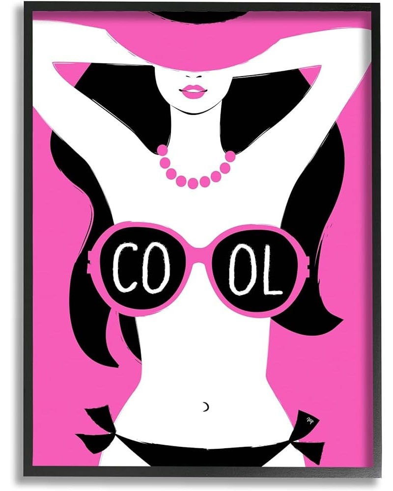 Cool Sunglasses Woman Phrase Framed Giclee Art by Martina Pavlova 11 x 14 Black Framed $22.16 Rectangular