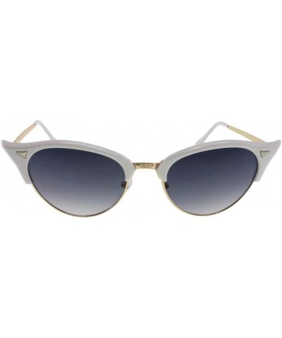 Elsie - Chic Luxury Cateye Sunglasses White $9.53 Cat Eye