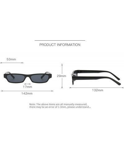 Small Frame Men and Women Retro Fashion Decorative Sunglasses (Color : A, Size : 1) 1A $12.84 Designer