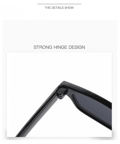 Small Frame Men and Women Retro Fashion Decorative Sunglasses (Color : A, Size : 1) 1A $12.84 Designer