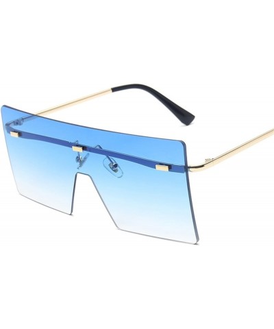 Fashion Large Frame Men and Women Street Shooting Sunglasses Outdoor Vacation Party Decorative Sunglasses (Color : D, Size : ...