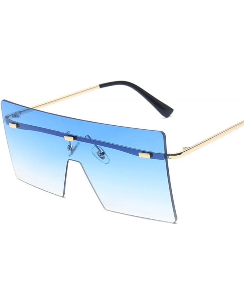 Fashion Large Frame Men and Women Street Shooting Sunglasses Outdoor Vacation Party Decorative Sunglasses (Color : D, Size : ...