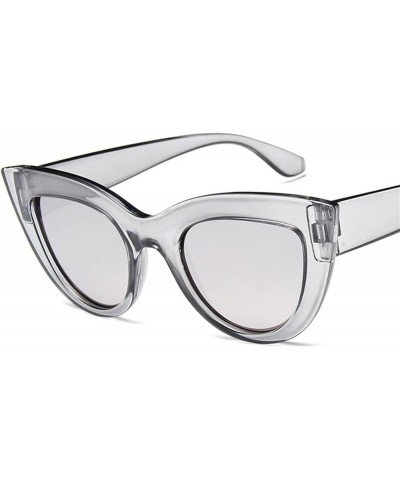 Large Frame Cat Eye Retro Sunglasses for Men and Women (Color : H, Size : 1) 1 I $18.68 Designer