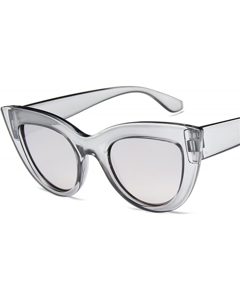 Large Frame Cat Eye Retro Sunglasses for Men and Women (Color : H, Size : 1) 1 I $18.68 Designer