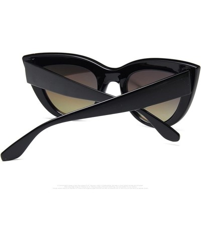 Large Frame Cat Eye Retro Sunglasses for Men and Women (Color : H, Size : 1) 1 I $18.68 Designer