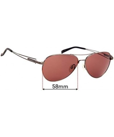 Serengeti Brando Replacement Lenses - Compatible with Serengeti Brando 58mm Frames Polarized Sfx-diamond Burnt Umber Pair $26...