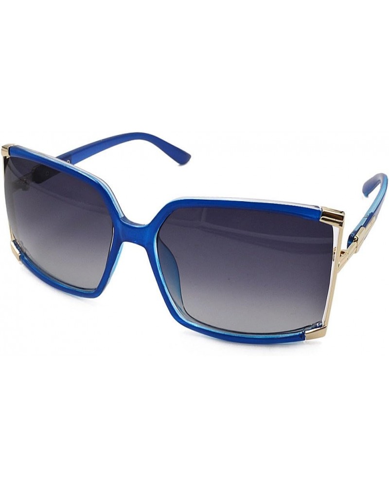 Women's Square Sunglasses Uv400 Protection Sunglasses,Blue $9.87 Square