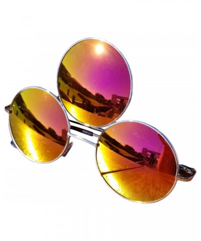 Third Eye Sunglasses Reflective Mirrored Dark Red Lens $10.02 Round