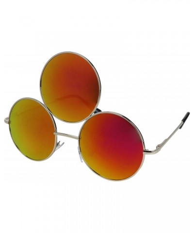 Third Eye Sunglasses Reflective Mirrored Dark Red Lens $10.02 Round