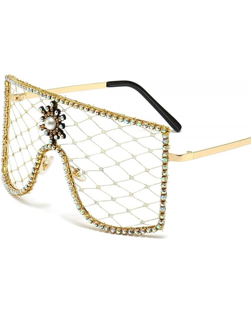 Women's Party Prom Fashion Decorative Sunglasses (Color : B, Size : 1) 1 C $19.12 Designer