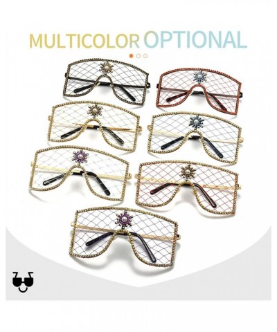 Women's Party Prom Fashion Decorative Sunglasses (Color : B, Size : 1) 1 C $19.12 Designer