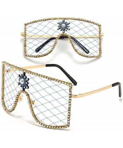 Women's Party Prom Fashion Decorative Sunglasses (Color : B, Size : 1) 1 C $19.12 Designer