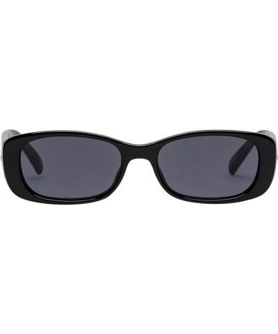 Unisex Adult's UNREAL! Sunglasses Shiny Black Smoke Mono $38.07 Rectangular