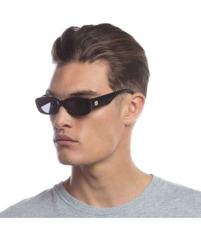 Unisex Adult's UNREAL! Sunglasses Shiny Black Smoke Mono $38.07 Rectangular